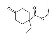 ethyl 1-ethyl-4-oxocyclohexanecarboxylate structure