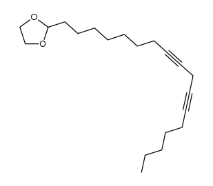 17-[1,3]dioxolan-2-yl-heptadeca-6,9-diyne Structure