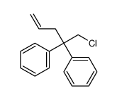 (1-chloro-2-phenylpent-4-en-2-yl)benzene结构式