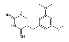 5-[[3,5-bis(dimethylamino)phenyl]methyl]pyrimidine-2,4-diamine Structure