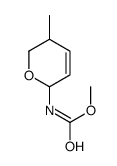 methyl N-(3-methyl-3,6-dihydro-2H-pyran-6-yl)carbamate结构式