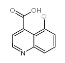 5-氯喹啉-4-甲酸结构式