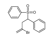[1-(benzenesulfonyl)-3-bromobut-3-enyl]benzene结构式