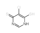 4(3H)-Pyrimidinethione,5-chloro-6-mercapto- Structure