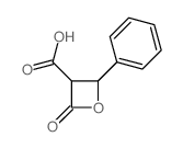 2-oxo-4-phenyl-oxetane-3-carboxylic acid structure