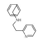 2-Pyridineethanamine,N-(phenylmethyl)- Structure