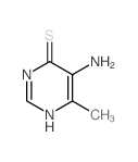 4(3H)-Pyrimidinethione,5-amino-6-methyl-结构式