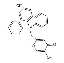 5-hydroxy-2-(chloromethyl)-4H-pyran-4-onyl triphenyl phosphorane Structure