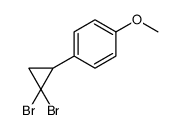 1-(2,2-dibromocyclopropyl)-4-methoxybenzene结构式