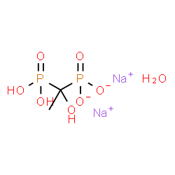 Disodium Etidronate Hydrate Structure