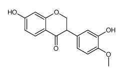 7,3'-dihydroxy-4'-methoxyisoflavanone Structure