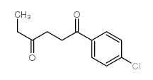1-(4-氯苯基)-1,4-己二酮结构式