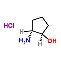 trans-2-Amino-cyclopentanol hydrochloride Structure