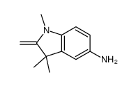5-氨基-2-亚甲基-1,3,3-三甲基二氢吲哚结构式