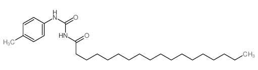 Octadecanamide,N-[[(4-methylphenyl)amino]carbonyl]- Structure