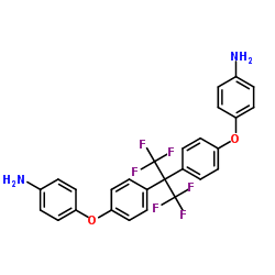 2,2-双[4-(4-氨基苯氧基苯)]六氟丙烷结构式