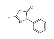 5-methyl-2-phenyl-4H-pyrazol-3-one Structure