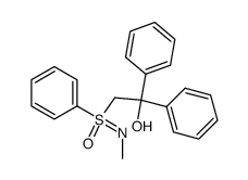 (S)-2-(N-methyl-S-phenylsulfonimidoyl)-1,1-diphenylethanol Structure