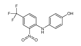 4-[2-nitro-4-(trifluoromethyl)anilino]phenol Structure