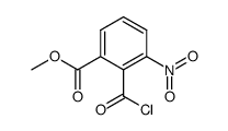 acid chloride of 1-methylhydrogen-3-nitrophthalate结构式