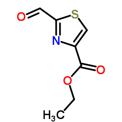 2-甲酰基噻唑-4-羧酸乙酯结构式
