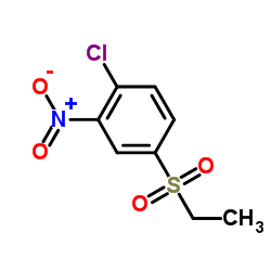 2-硝基-4-乙砜基氯苯结构式