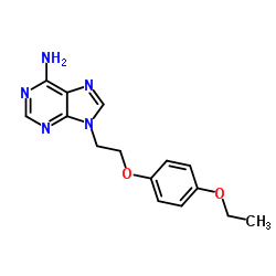 9-[2-(4-Ethoxyphenoxy)ethyl]-9H-purin-6-amine Structure