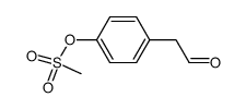 4-methylsulphonyloxyphenylacetaldehyde结构式