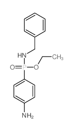 4-[(benzylamino)-ethoxy-phosphoryl]aniline Structure