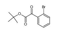 tert-butyl-2-(2-bromophenyl)-2-oxoacetate Structure