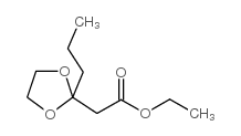 3-(1,3-二氧戊环)己酸乙酯结构式
