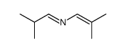 N-isobutylidene-2-methylpropenylamine Structure