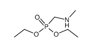 diethyl N-methylaminomethylphosphonate Structure