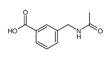 3-(acetylamino-methyl)-benzoic acid Structure