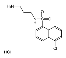 N-(3-氨基丙基)-5-氯-1-萘磺酰胺盐酸盐结构式