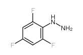 2,4,6-trifluorophenylhydrazine Structure