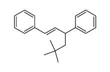 (E)-(5,5-dimethylhex-1-ene-1,3-diyl)dibenzene结构式