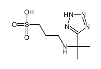 3-[2-(2H-tetrazol-5-yl)propan-2-ylamino]propane-1-sulfonic acid Structure