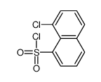 8-chloro-1-naphthalenesulfonyl chloride(SALTDATA: FREE)结构式