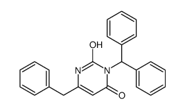 3-benzhydryl-6-benzyl-1H-pyrimidine-2,4-dione Structure