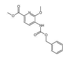 methyl 5-benzyloxycarbonylamino-6-methoxypyridine-2-carboxylate Structure