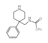 Acetamide,N-[(4-phenyl-4-piperidinyl)methyl]- Structure