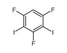 1,3,5-trifluoro-2,4-diiodobenzene结构式