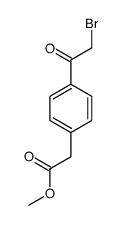 methyl 2-[4-(2-bromoacetyl)phenyl]acetate结构式