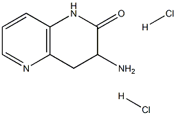 3-amino-3,4-dihydro-1,5-naphthyridin-2(1H)-one dihydrochloride Structure