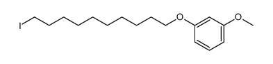 1-(10-iodo-decyloxy)-3-methoxy-benzene Structure