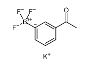 (3-乙酰基苯基)三氟硼酸钾结构式