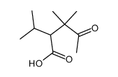 2-isopropyl-3,3-dimethyl-4-oxo-valeric acid Structure