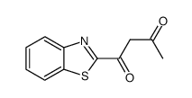 1,3-Butanedione,1-(2-benzothiazolyl)-(9CI)结构式