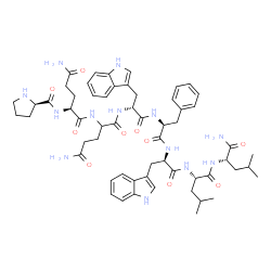 substance P (4-11), Pro(4)-Trp(7,9)-LeuNH2(11)- Structure